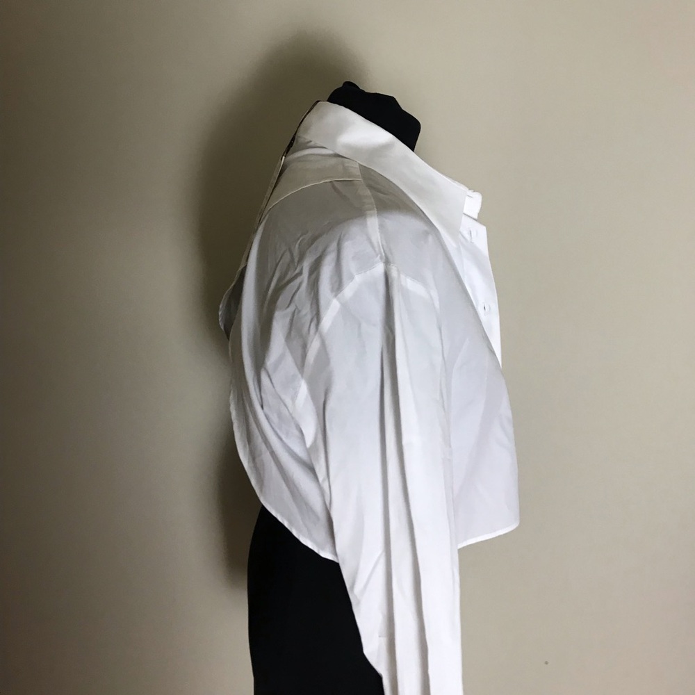 Zara Classic White Women's Crop Top NWT - Picture 4 of 6